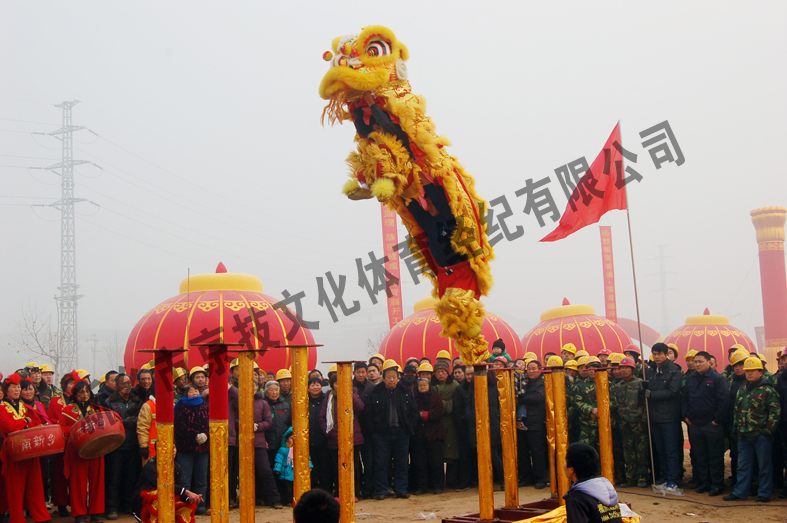 ******舞狮队表演