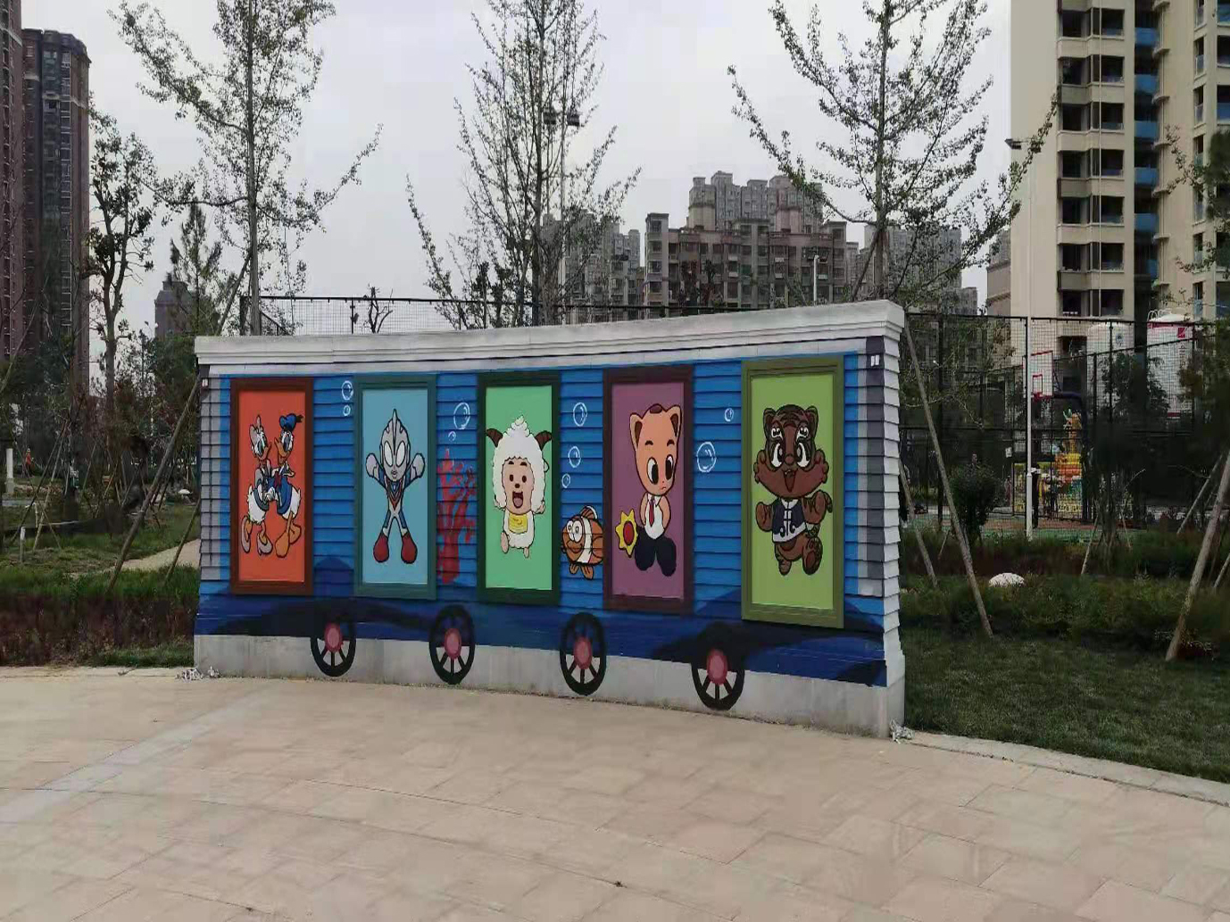 卫辉墙体3D绘画