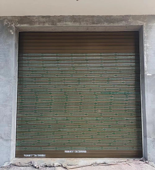 电动铝合金门