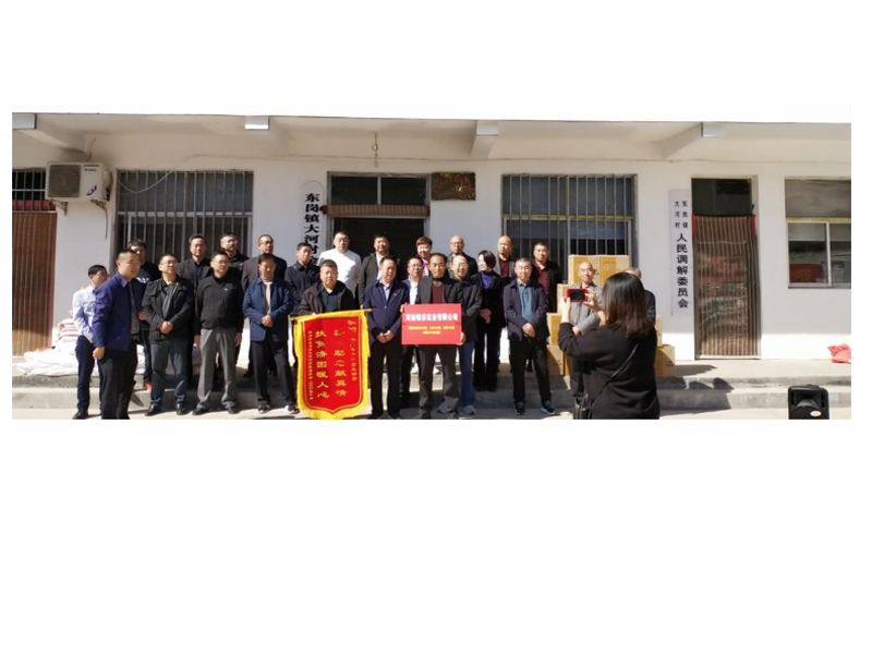 东岗镇大河村2020年重阳节尊老敬老暨扶贫日帮扶活动