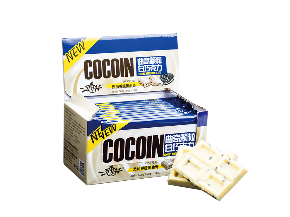 50克曲奇颗粒白巧克力