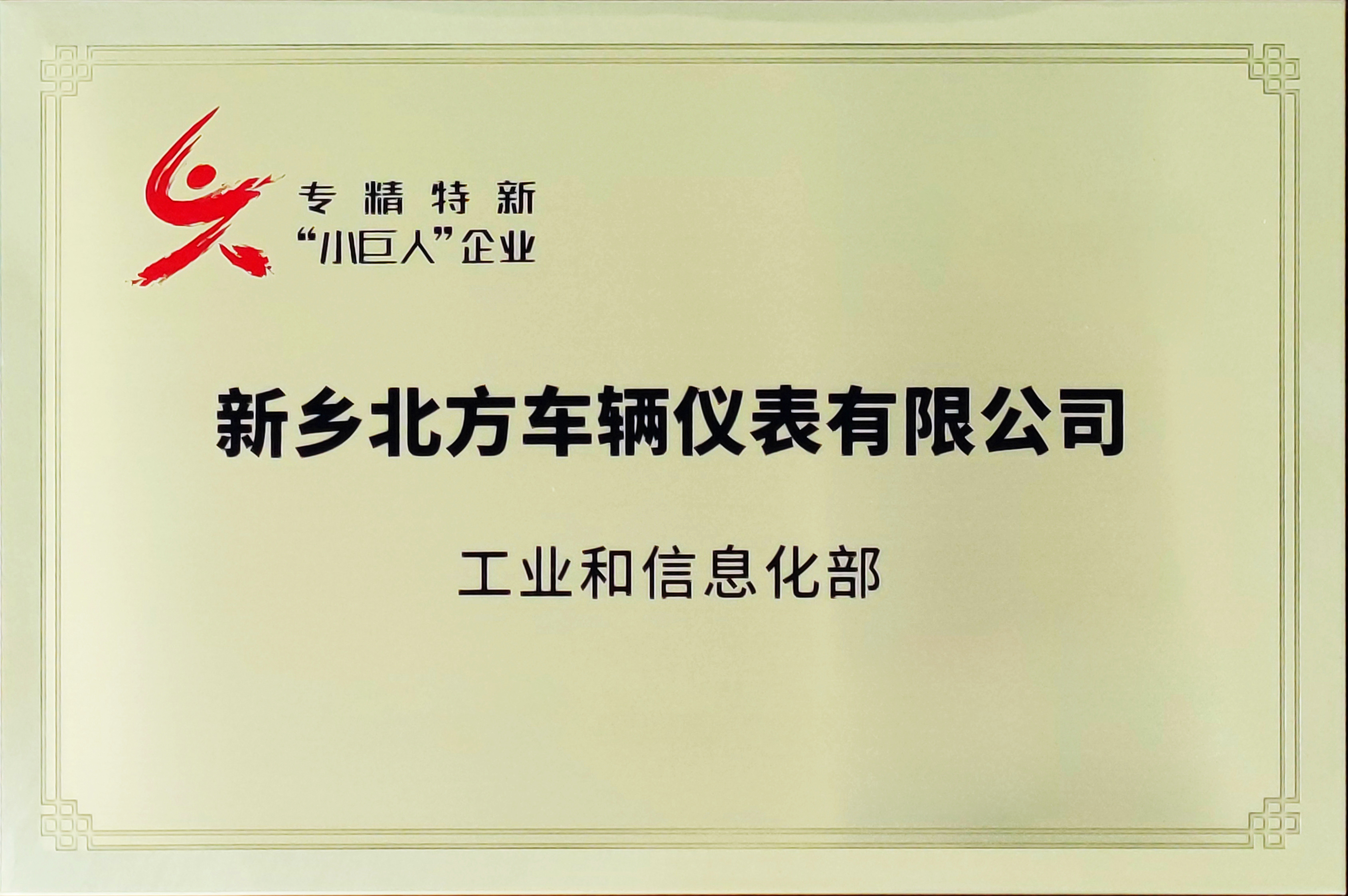 专精特新小巨人企业