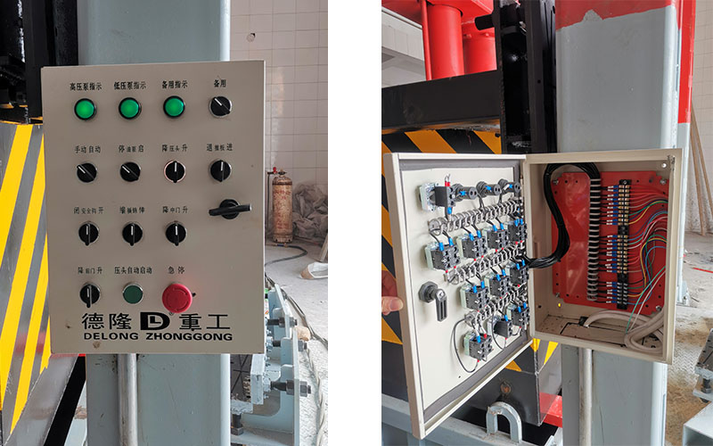 垂直式垃圾站压缩设备控制面板