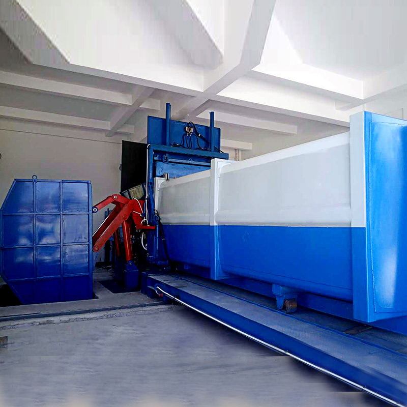 分体式水平压缩垃圾站