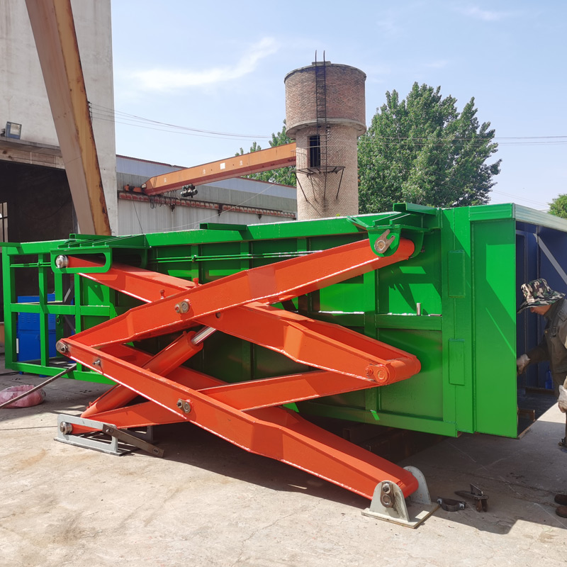 水平式垃圾压缩站