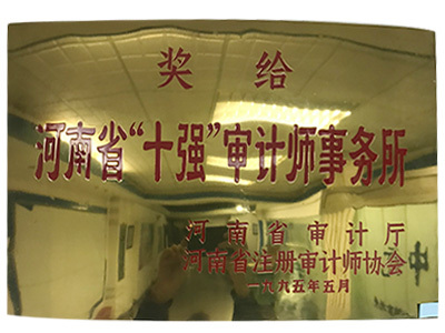 河南省“十强”审计事务所