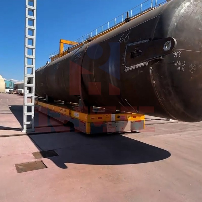 重载40吨容器罐搬运无轨平车