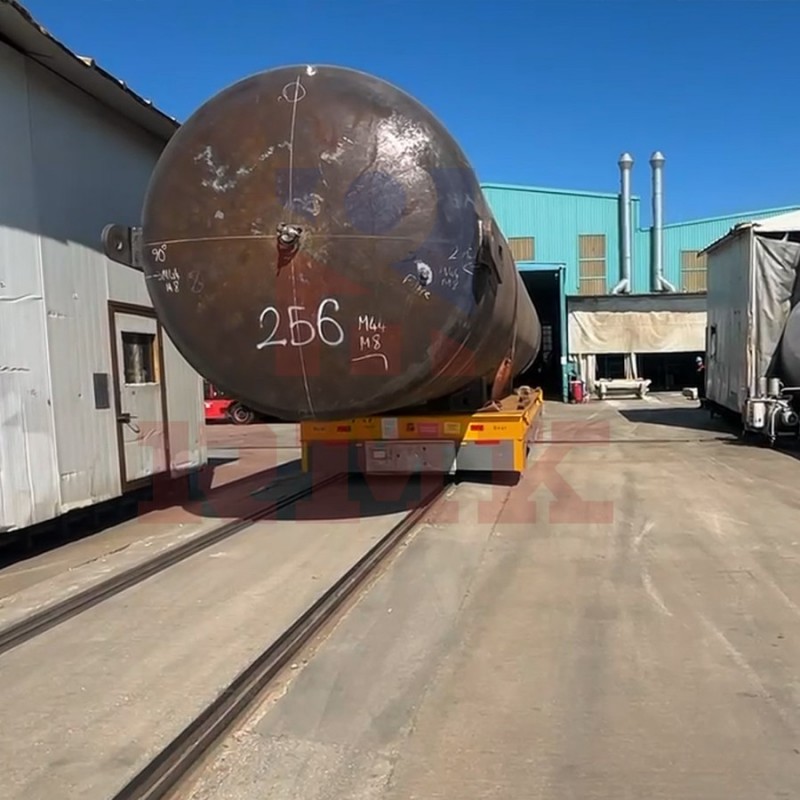 睿迈科重载40吨无轨平车 双液压转向无轨车 车间过跨搬运车