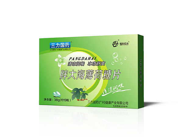 胖大海薄荷糖片-纸盒