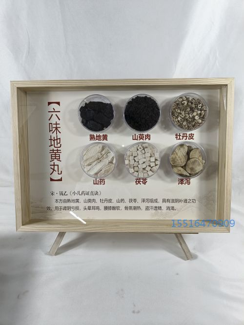 生药标本六味地黄丸标本教学标本