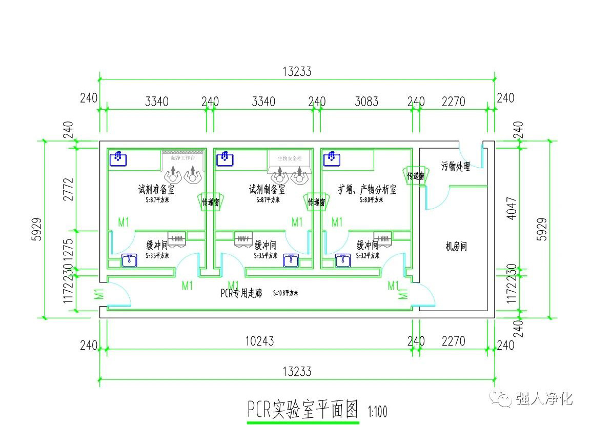 江苏盐城滨海康达医院PCR实验室