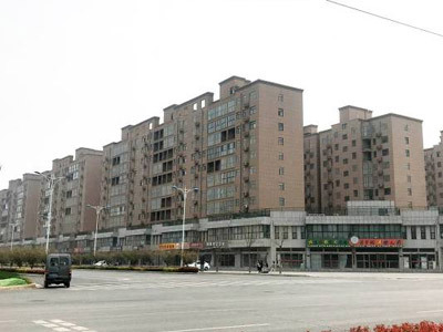 南蒲社区20万平方真石漆工程