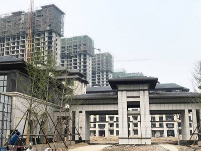 河南建工集团特区壹号真石漆工程