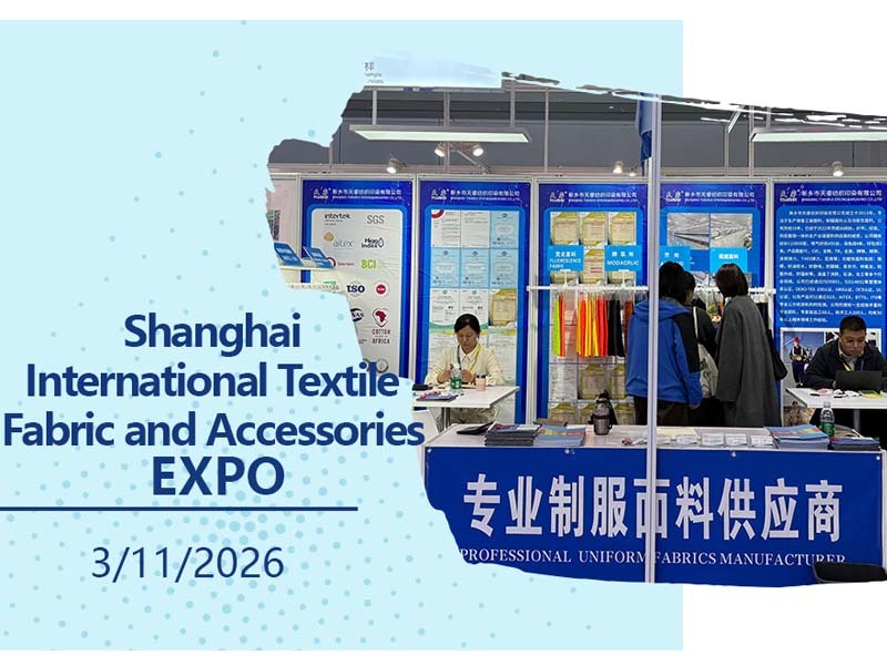 Our Company Showcases at Shanghai International Textile Fabrics and Accessories Expo, Exploring New