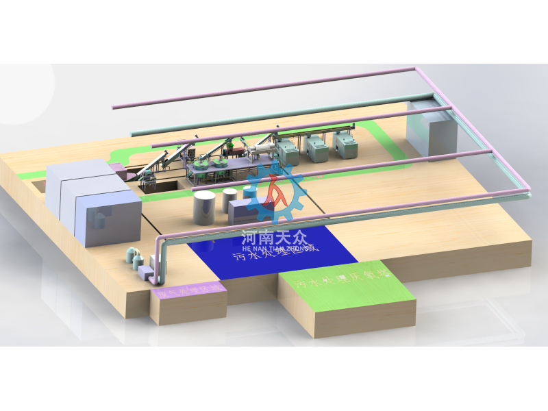 定制日处理20吨全套厨余处理