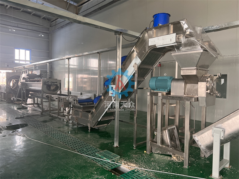 大型水果榨汁生产线