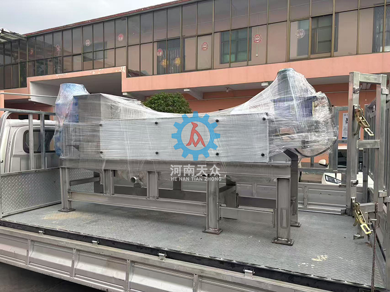 350变径螺旋压榨机发货