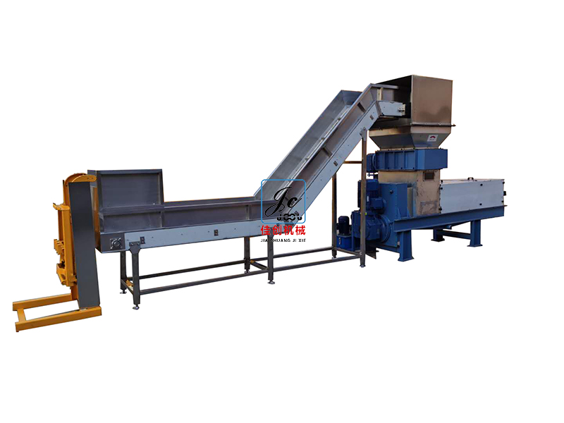 提升板鏈輸送破碎壓榨一體