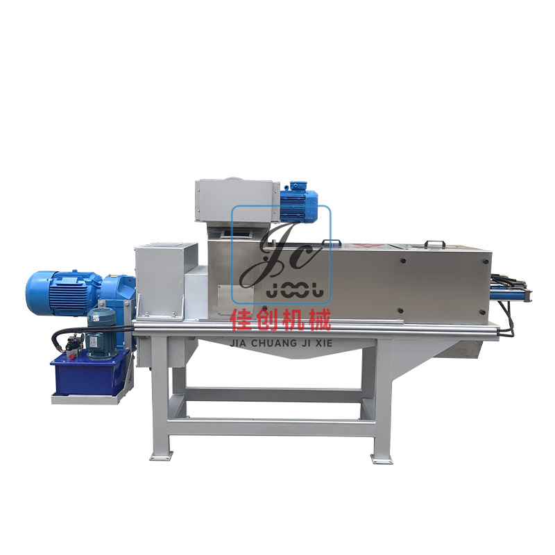 粉碎脫水一體機(jī)處理廢棄果蔬的流程