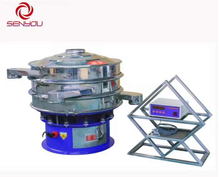 What industries are ultrasonic vibrating screens produced by Xinxiang Senyou