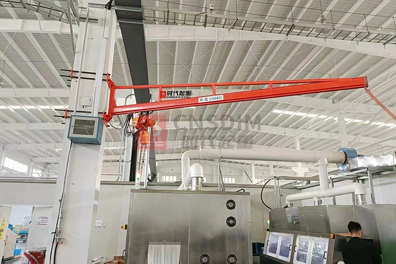 湖北柔性轨道式墙壁悬臂起重机