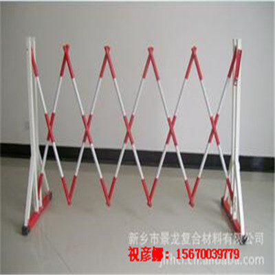玻璃钢伸缩栏/景龙加工定做