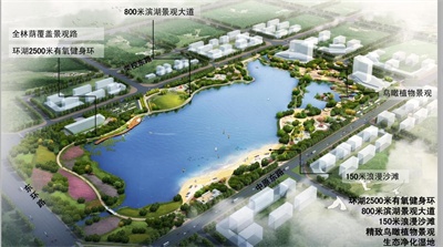 新乡定国湖生态水系工程