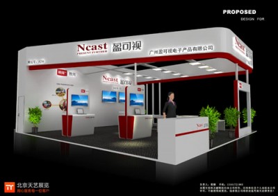 盈可视ncast展台设计