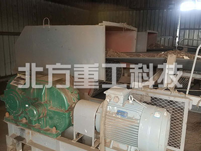 秸秆发电炉前给料系统