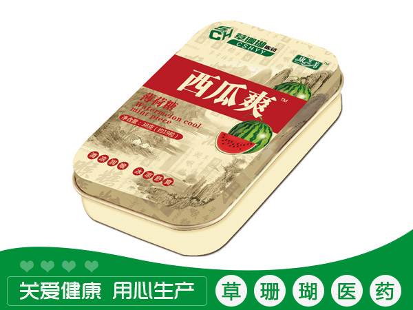 西瓜爽薄荷糖片