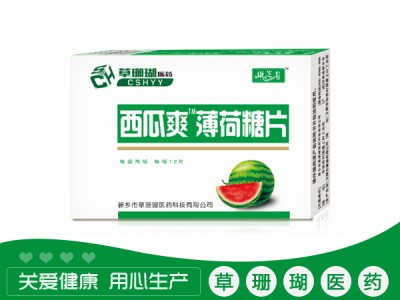 西瓜爽薄荷糖片