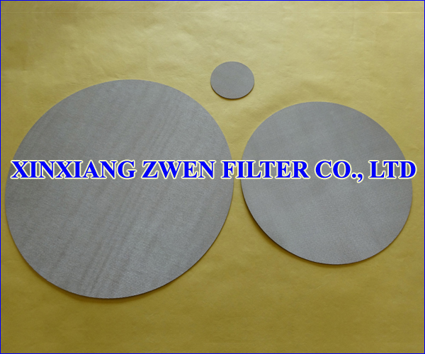 Sintered Porous Filter Disc