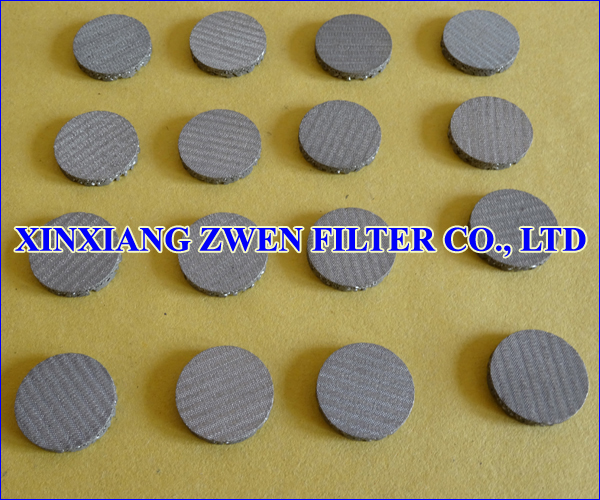 Metal Porous Filter Disc