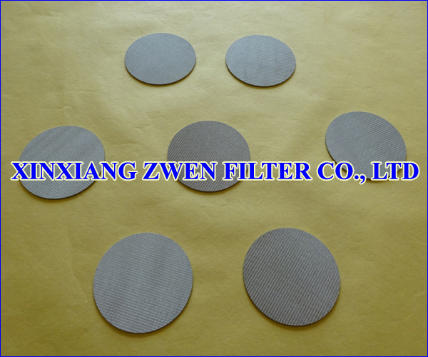 Sintered Wire Mesh Disc