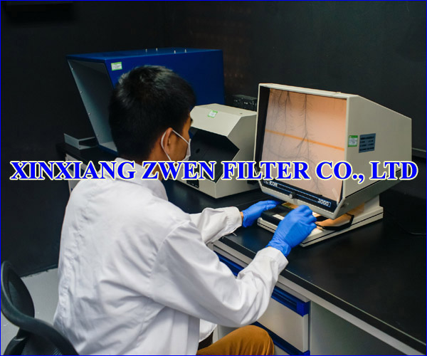 XINXIANG ZWEN FILTER CO.,LTD POROSITY TEST