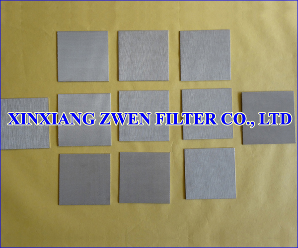 Sintered Porous Filter Sheet