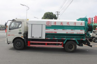 东风多利卡清洗吸污车