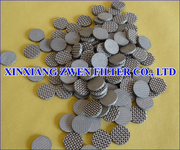 Sintered Wire Mesh Disc