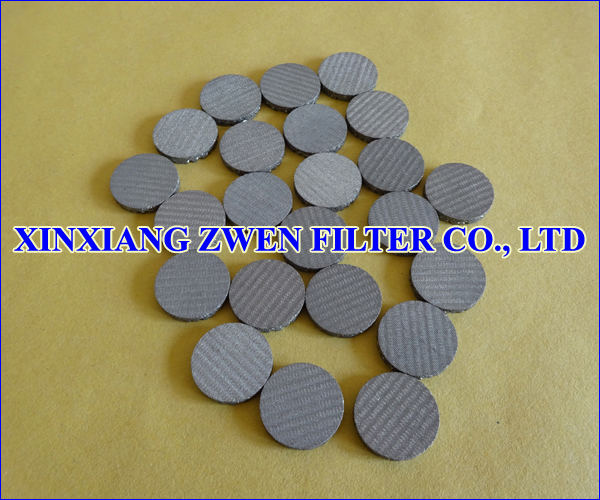 Sintered Mesh Filter Disc