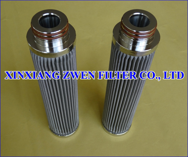 Pleated Fiber Felt Filter Element