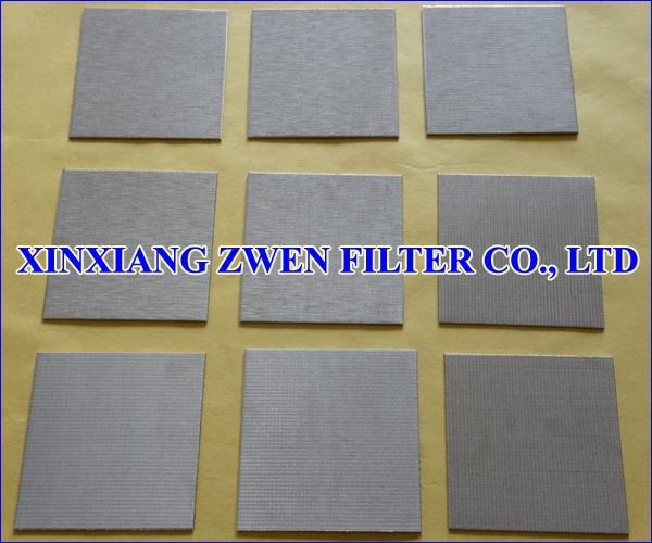 Sintered Wire Cloth Filter Sheet