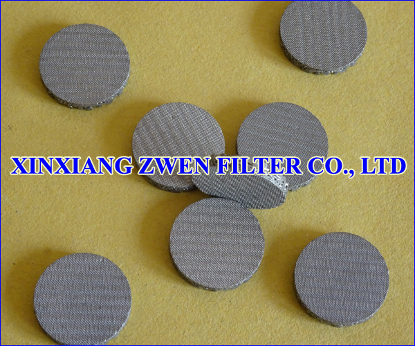Sintered Wire Mesh Disc