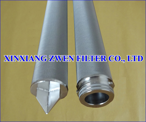 Cylindrical Sintered Fiber Felt Filter Element