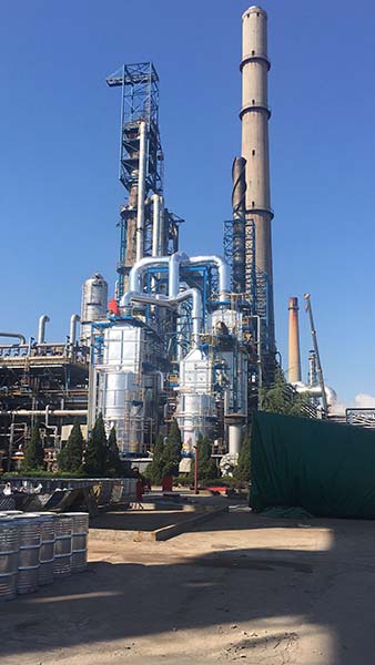 扬子石化芳烃厂重整装置防腐