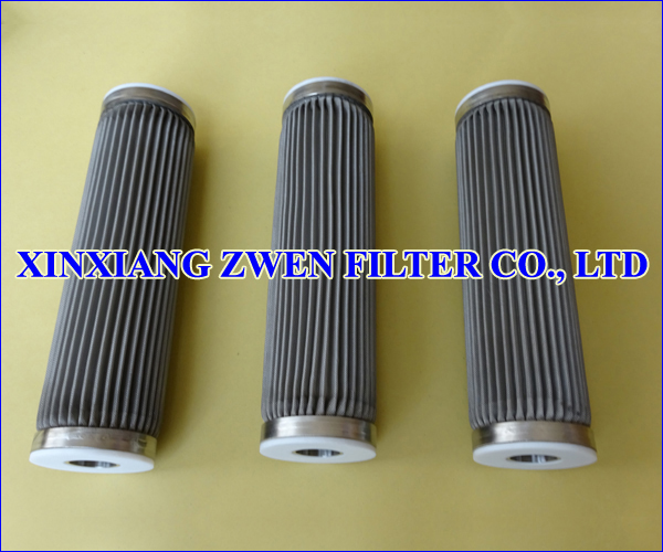 Pleated Sintered Fiber Felt Filter