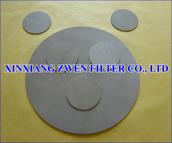 SS Sintered Porous Filter Disc