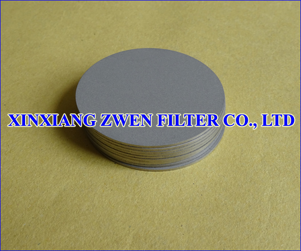 Titanium Sintered Porous Filter Disc