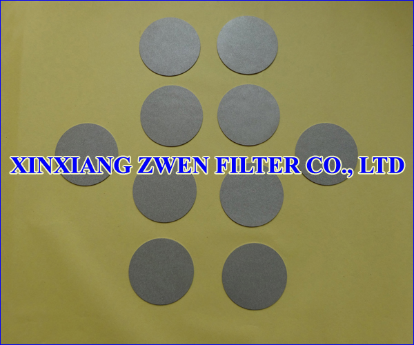 Titanium Sintered Powder Filter Disc