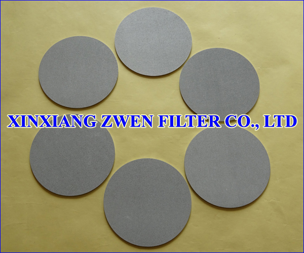 Titanium Sintered Powder Filter Disc