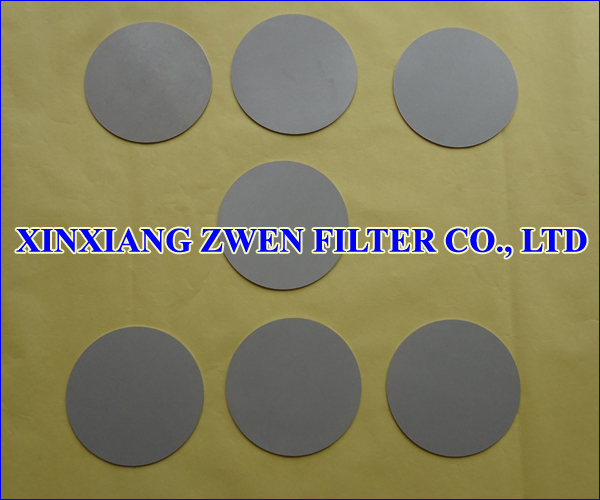 Stainless Steel Sintered Filter Disk